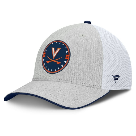 Men's Fanatics Heather Gray Virginia Cavaliers Trigger Flex Hat