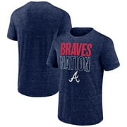 Atlanta Braves 刺繍Tシャツ ネイビー LLサイズストラップ付 nike-braves-ac-velocity-t-