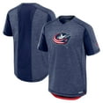 thumbnail image 1 of Men's Fanatics Heather Navy Columbus Blue Jackets Authentic Pro Rink Performance T-Shirt, 1 of 3