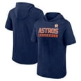 thumbnail image 1 of Men's Fanatics Heather Navy Houston Astros Push Short Sleeve Pullover Hoodie, 1 of 3