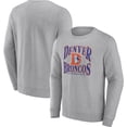 thumbnail image 1 of Men's Fanatics Heathered Charcoal Denver Broncos Playability Pullover Sweatshirt, 1 of 3