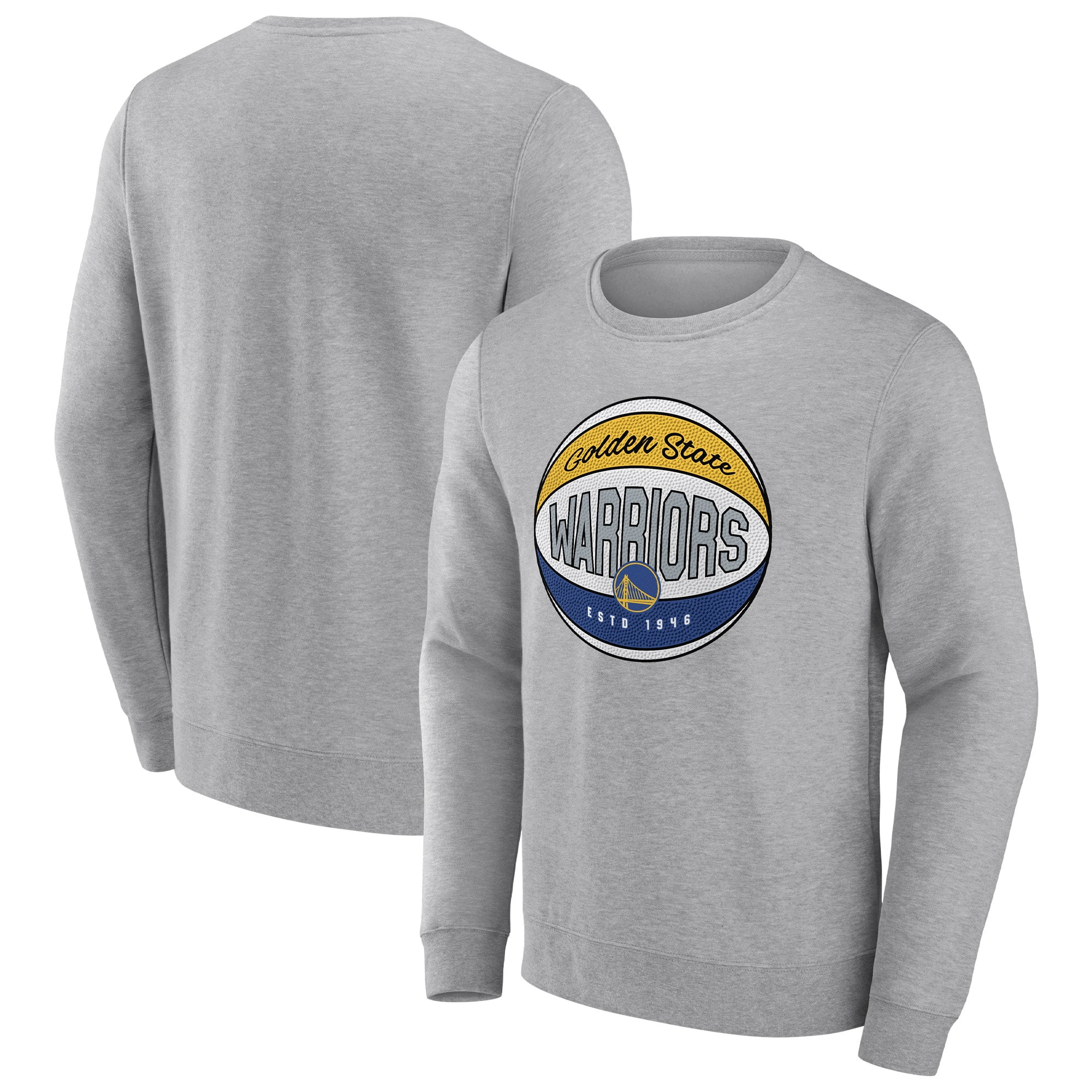 スウェット・トレーナー Golden Sweatshirt Men's Fanatics Heathered Gray Golden State Warriors True