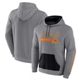 thumbnail image 1 of Men's Fanatics Heathered Gray Phoenix Suns Off The Bench Color Block Pullover Hoodie, 1 of 3