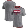 thumbnail image 1 of Men's Fanatics Heathered Gray St. Louis Cardinals Iconic Team Element Speckled Ringer T-Shirt, 1 of 3