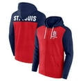 thumbnail image 1 of Men's Fanatics Heathered Red/Heathered Navy St. Louis Cardinals Blown Away Full-Zip Hoodie, 1 of 3
