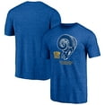 thumbnail image 1 of Men's Fanatics Heathered Royal Los Angeles Rams Hometown Collection Throwback T-Shirt, 1 of 3