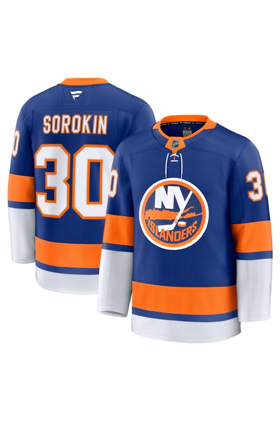Men's Fanatics Ilya Sorokin Royal New York Islanders Home Premium Jersey
