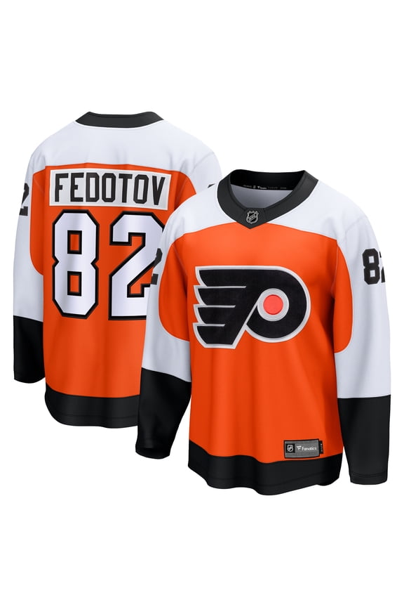 Men's Fanatics Ivan Fedotov Orange Philadelphia Flyers Home Premier Breakaway Player Jersey