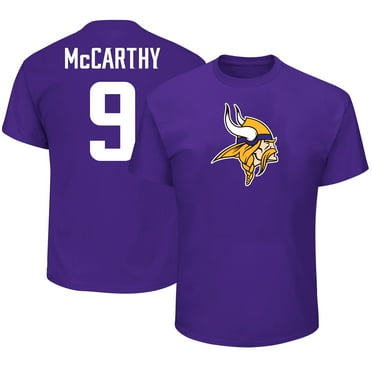 Men's Fanatics J.J. McCarthy Purple Minnesota Vikings  Big & Tall Name & Number T-Shirt