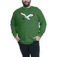 thumbnail image 1 of Men's Fanatics Jalen Hurts Kelly Green Philadelphia Eagles Big & Tall Thermal Waffle Long Sleeve T-Shirt, 1 of 2