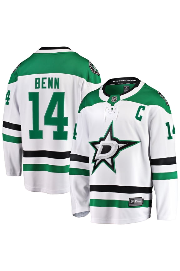 Men's Fanatics Jamie Benn White Dallas Stars Breakaway Jersey