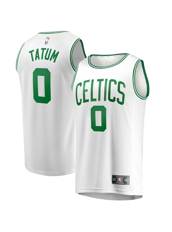 Men's Fanatics Jayson Tatum White Boston Celtics Fast Break Replica Away Jersey - Association Edition