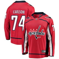 Men's Fanatics John Carlson Red Washington Capitals Home Breakaway Player Jersey