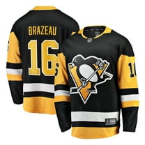 Men's Fanatics Justin Brazeau Black Pittsburgh Penguins Home Breakaway Jersey