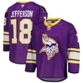 thumbnail image 1 of Men's Fanatics Justin Jefferson Purple Minnesota Vikings Hockey Jersey, 1 of 7