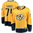 thumbnail image 1 of Men's Fanatics Juuse Saros Gold Nashville Predators Breakaway Player Jersey, 1 of 7