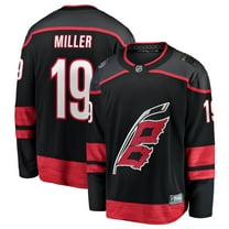 Men's Fanatics K'Andre Miller Black Carolina Hurricanes Home Breakaway Jersey