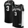 thumbnail image 1 of Men's Fanatics Keldon Johnson Black San Antonio Spurs Fast Break Replica Jersey - Icon Edition, 1 of 6