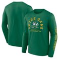 thumbnail image 1 of Men's Fanatics  Kelly Green Notre Dame Fighting Irish Fundamentals Winning Team Long Sleeve T-Shirt, 1 of 3
