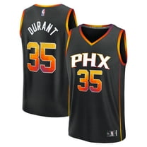 Men's Fanatics Kevin Durant Black Phoenix Suns Fast Break Replica Player Jersey - Statement Edition