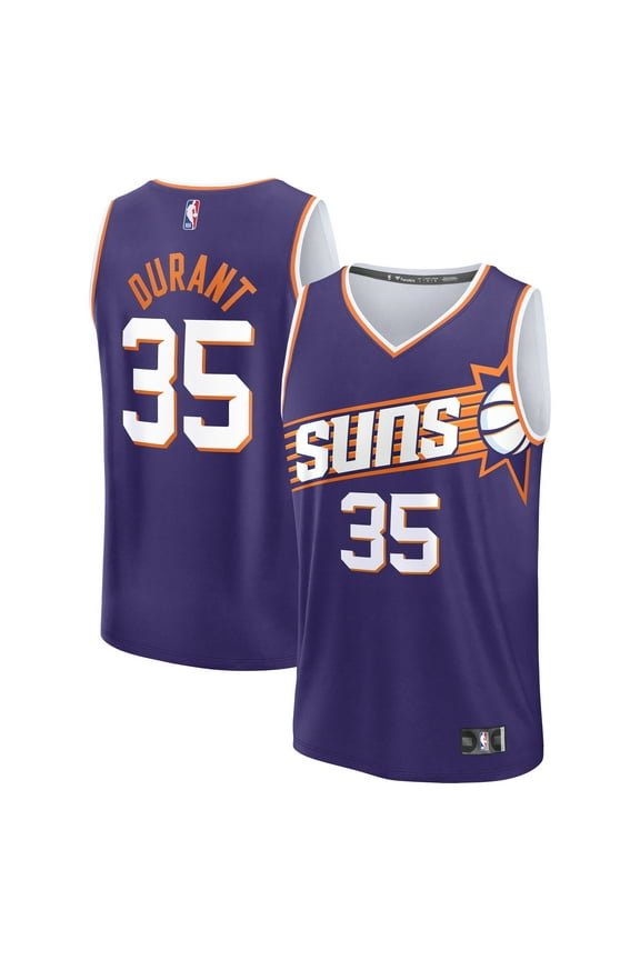 Men's Fanatics Kevin Durant Purple Phoenix Suns Fast Break Replica Player Jersey - Icon Edition