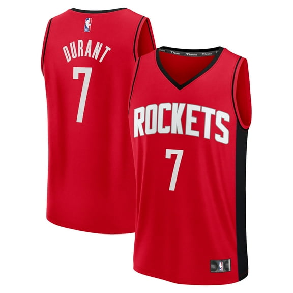 Youth Fanatics Kevin Durant Red Houston Rockets Fast Break Replica Player Jersey - Icon Edition
