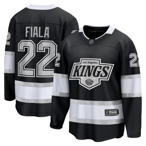 Men's Fanatics Kevin Fiala Black Los Angeles Kings Home Breakaway Jersey