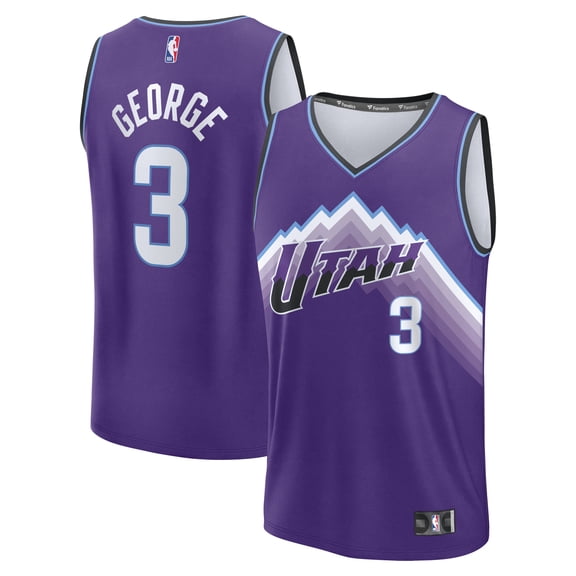 Men's Fanatics Keyonte George Purple Utah Jazz Fast Break Jersey - Icon Edition