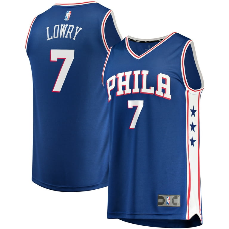 Men's Fanatics Kyle Lowry Royal Philadelphia 76ers Fast Break