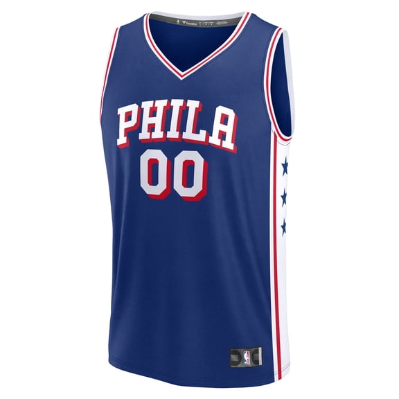 Men's Fanatics Labaron Philon Jr Royal Philadelphia 76ers 2026 NBA Draft First Round Pick Fast Break Jersey - Icon