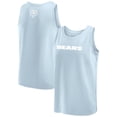 thumbnail image 1 of Men's Fanatics Light Blue Chicago Bears Elements Tank Top, 1 of 3