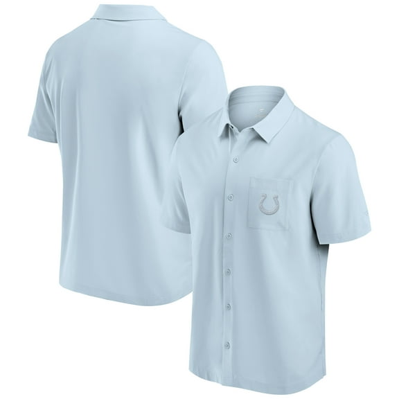 Men's Fanatics Light Blue Indianapolis Colts Front Office Button-Up Shirt