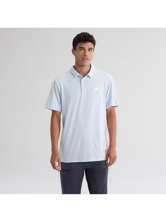 Men's Fanatics Light Blue Philadelphia Eagles Clutch Polo