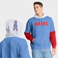 thumbnail image 1 of Men's Fanatics Light Blue Tennessee Titans Helmet Retro Pullover Hoodie, 1 of 7