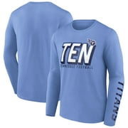 Men's Fanatics  Light Blue Tennessee Titans Long Sleeve T-Shirt