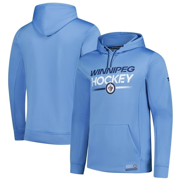 Men's-Fanatics Light Blue Winnipeg Jets Fleece Pullover Hoodie