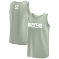 thumbnail image 1 of Men's Fanatics Light Green Green Bay Packers Elements Tank Top, 1 of 3