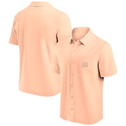 Mens Fanatics Light Orange Cincinnati Bengals Front Office Button-Up Shirt