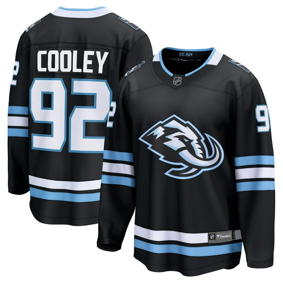 Men's Fanatics Logan Cooley Black Utah Mammoth Home Breakaway Jersey