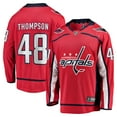 thumbnail image 1 of Men's Fanatics Logan Thompson Red Washington Capitals Home Premier Breakaway Player Jersey, 1 of 3