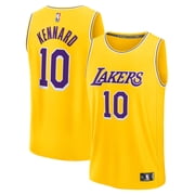 Mens Fanatics Luke Kennard Gold Los Angeles Lakers Fast Break Replica Jersey - Icon Edition