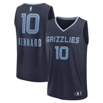 Men's Fanatics Luke Kennard Navy Memphis Grizzlies Fast Break Replica Player Jersey - Icon Edition