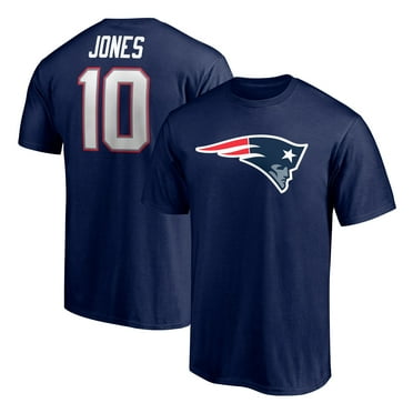 Men's Fanatics Mac Jones Navy New England Patriots Player Icon T-Shirt