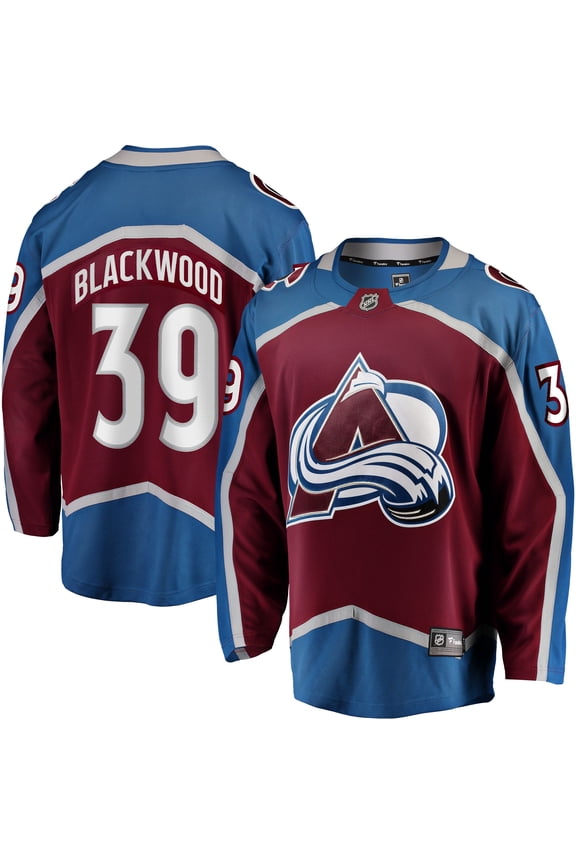 Men's Fanatics Mackenzie Blackwood Burgundy Colorado Avalanche Home Breakaway Jersey