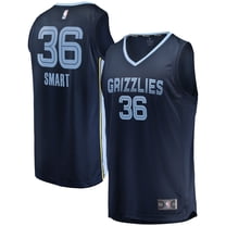 Men's Fanatics Marcus Smart Navy Memphis Grizzlies Fast Break Player Jersey - Icon Edition