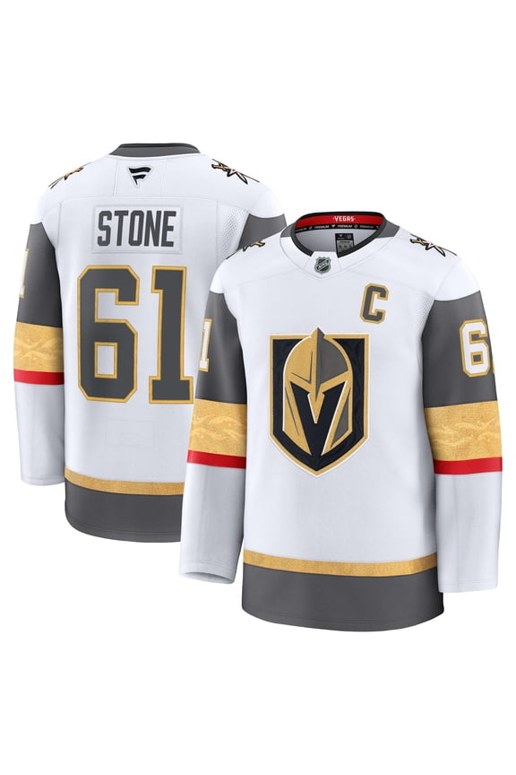 Men's Fanatics Mark Stone White Vegas Golden Knights Away Premium Jersey