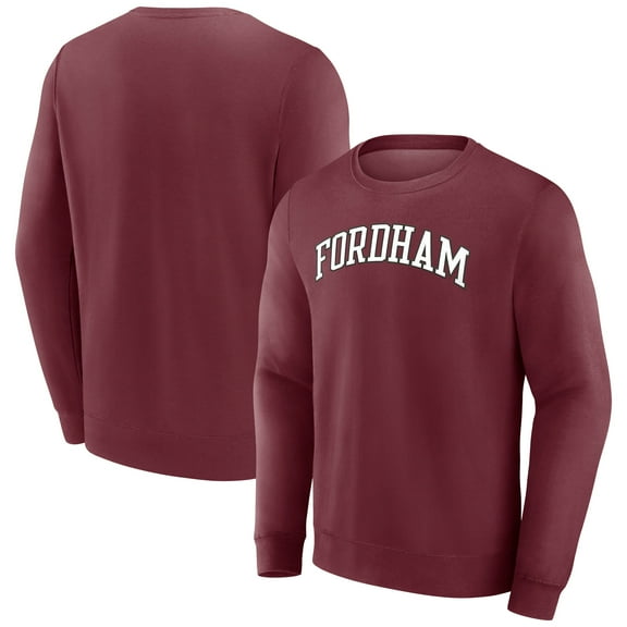 Men's Fanatics Maroon Fordham Rams Short Name Pullover Sweatshirt