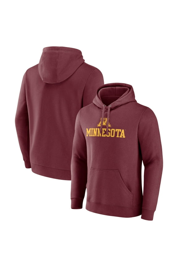 Men's Fanatics Maroon Minnesota Golden Gophers Team Lockup Pullover Hoodie
