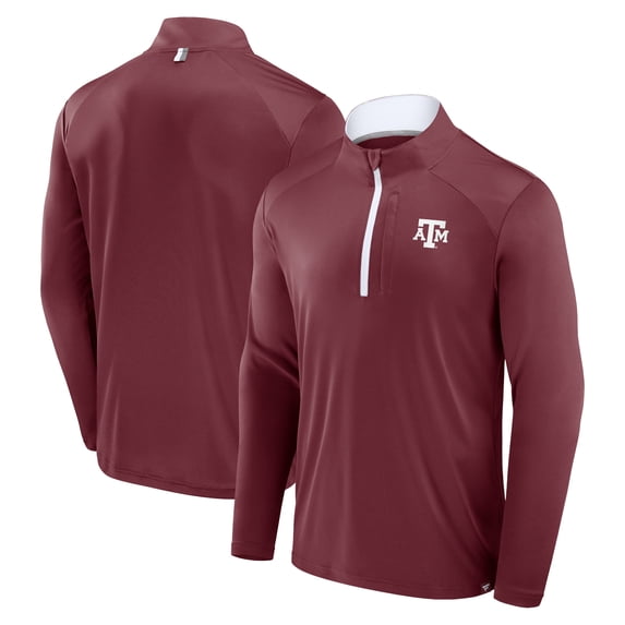 Men's Fanatics Maroon Texas A&M Aggies Fundamental Defender Quarter-Zip Jacket