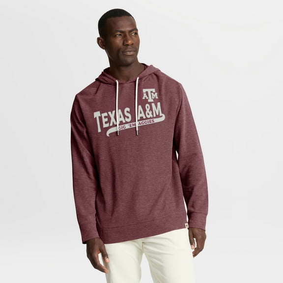 Men's Fanatics Maroon Texas A&M Aggies Hometown Premium Huddle Up Long Sleeve Hoodie T-Shirt
